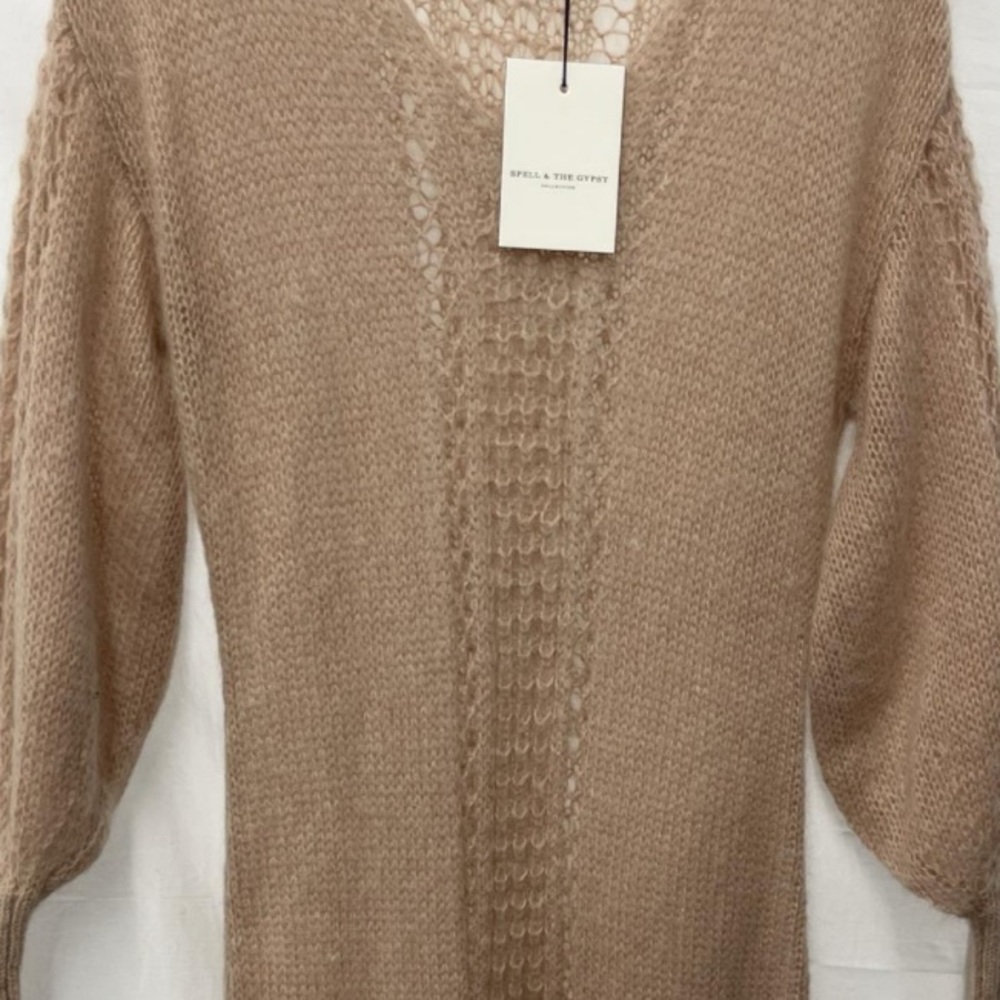 NWT Spell & The Gypsy Collective Designs Knit Midi Dress - Picture 7 of 10